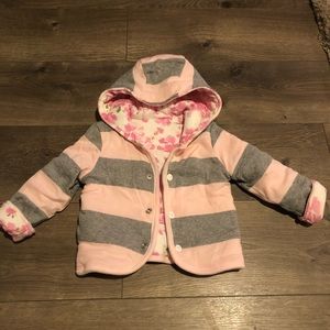 Burt bees reversible jacket, like new! Size 3-6 mo
